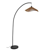 Lampadaire Sahara métal/papier naturel H,178xL,48x P,112cm - COREP