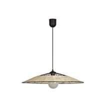 Suspension Mahina métal naturel Ø55cm noir - COREP
