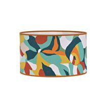 Abat-jour Gabriela cylindre coton Ø30cm blanc - COREP