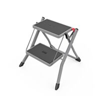Marchepied Artuplat acier 85cm 45,5x5cm gris anti-dérapant 2 marches - ARTUB