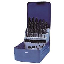 Coffret 25 Forets hss laminé cylindrique court ø1-13mm