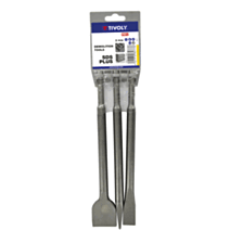 Lot de 3 burins SDS + 250 mm - TIVOLY