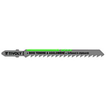 2 lames scie sauteuse T bois tendre/aggloméré EP1.5-15 - TIVOLY