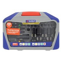 Coffret embouts+ porte embouts 28 pièces - TIVOLY