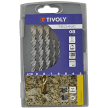 coffret foret béton technic 8pcs - TIVOLY