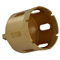 Scie cloche diamant a sec ø44 queue hexagonale 