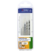 Coffret foret bois mini mèches 3 pointes - TIVOLY