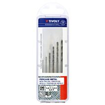 Coffret 6 forets métal - TIVOLY