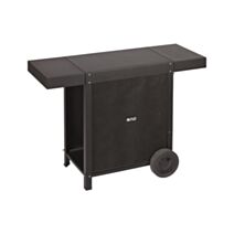 chariot acier noir 2 tablettes - ENO