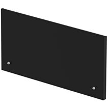 Crédence latérale noire module cuisine d'extérieur - ENO