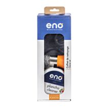 Nécessaire de nettoyage pour plancha: boule inox, microfibre, cleaner