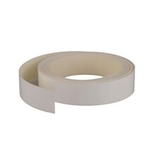 Bande de chant mélaminée auto-adhésive 19 mm x 10 m blanc mat