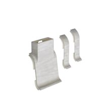 Kit 1 sortie prise + 2 raccords plinthe chêne blanc haspen - SPTD