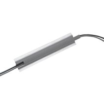 Plinthe en plastique gris alu 2500 x 60 x 22 mm - SPTD