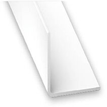 Profil cornière PVC blanche 20×20 longueur 2 m - CQFD