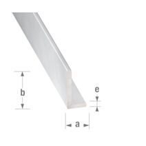 Cornière alu anodisé incolore 15 x 10 x 1 mm 2m - CQFD