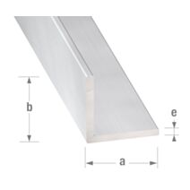 Cornière alu anodisé incolore 10 x 10 x 1 mm 1m - CQFD
