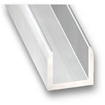 U Aluminium 20x20x20x1,5mm 1m Incolore - CQFD