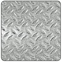 Tôle alu grain de riz 500 x 250 mm - CQFD