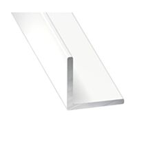 Cornière Aluminium 20x20x1,5mm 1m Laqué Blanc - CQFD