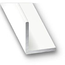 Cornière Aluminium 25x25x1,5mm 1m Blanc - CQFD
