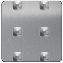 Tôle alu inc. carrés 500x250mm