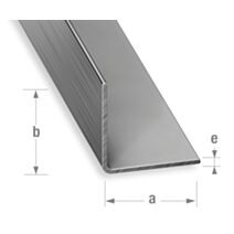 Cornière PVC inox 20 x 20 mm 2m - CQFD