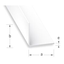 Cornière PVC laqué blanc 20 x 20 mm 2m - CQFD