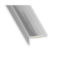 Nez de marche adhésif alu incolore 45x23mm 1m