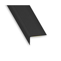 Nez de marche 100% pvc noir 69x40mm x1m70