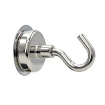 4 Crochets Aimant Néodyme Argenté + Disque Adhésif Ø25mm - CQFD