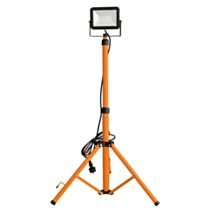 Projecteur LED de chantier pied télescopique 20W noir - TIBELEC