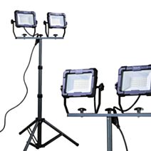 Projecteur LED de chantier 2x50W IP65 - TIBELEC