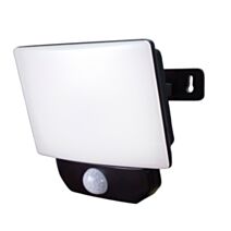 Projecteur détecteur led full screen 30 w noir 2500 lumens 