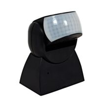 Détecteur de mouvement infrarouge noir LED 1200 W - TIBELEC