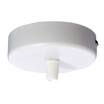 Pavillon cache fil blanc diamètre 90mm - TIBELEC