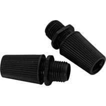 2 serre-cables plastique pas 10x1 noir 