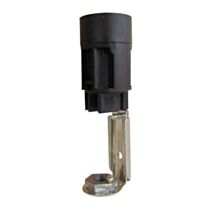 Douille support bougie E14 H.85-105mm noir - TIBELEC