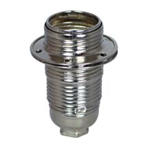 Douille E14 métal chromé - TIBELEC