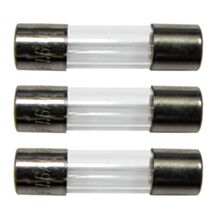 3 fusibles verre 5x20mm 1,6a. - TIBELEC