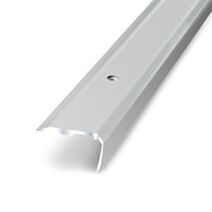 Nez de marche strié aluminium naturel L.170 cm x l.36 mm - DINAC