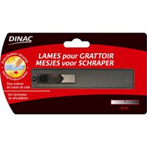 Lame grattoir 100moyen modèle etui de 10