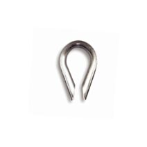 2 cosse-cœur acier inoxydable Ø4mm x2 - CHAPUIS