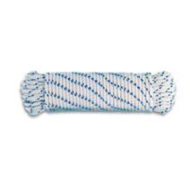 Corde polypropylène tressée 360 kg ∅ 6 mm L.10 m blanc/bleu - CHAPUIS