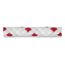 Écoute polypropylène 6mm blanche/rouge - CHAPUIS