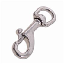 Mousqueton pompe zamak nickelé L.110mm gris - CHAPUIS