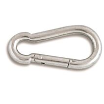Porte mousqueton pompier acier zing 80mm - CHAPUIS