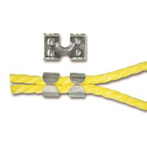 2 ferrets Acier zingué Pour corde Ø 10mm