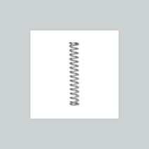 2 ressorts compression acier galva D.fil 2,2mm L.150mm