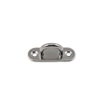 2 platines avec œil acier inoxydable 60x20mm Ø17mm - CHAPUIS